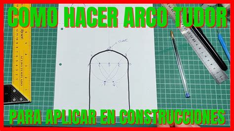 disegnare arco tudor|tudor arch youtube.